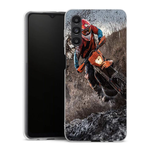 Coque Samsung Galaxy A04S Enduro moto circuit